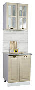 BASE CABINET KITCHEN SQUARE 60 CM WITH DOORS MDFRUSTIC BEECH_3